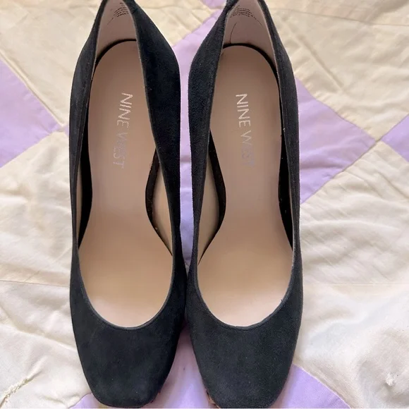 NINE WEST Black/Leopard Heels - Picture 9 of 10